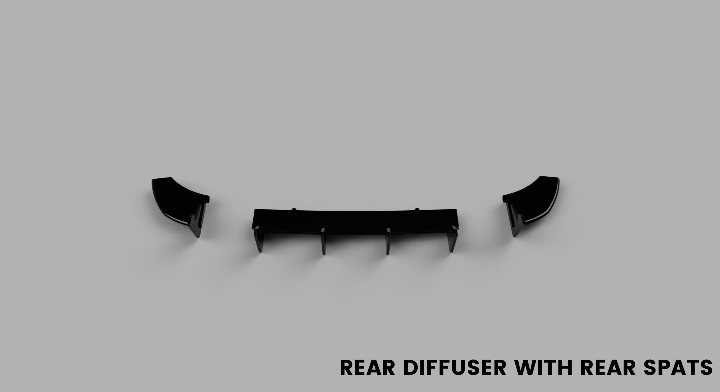 Rear Diffuser - Volkswagen Golf R MK7.5