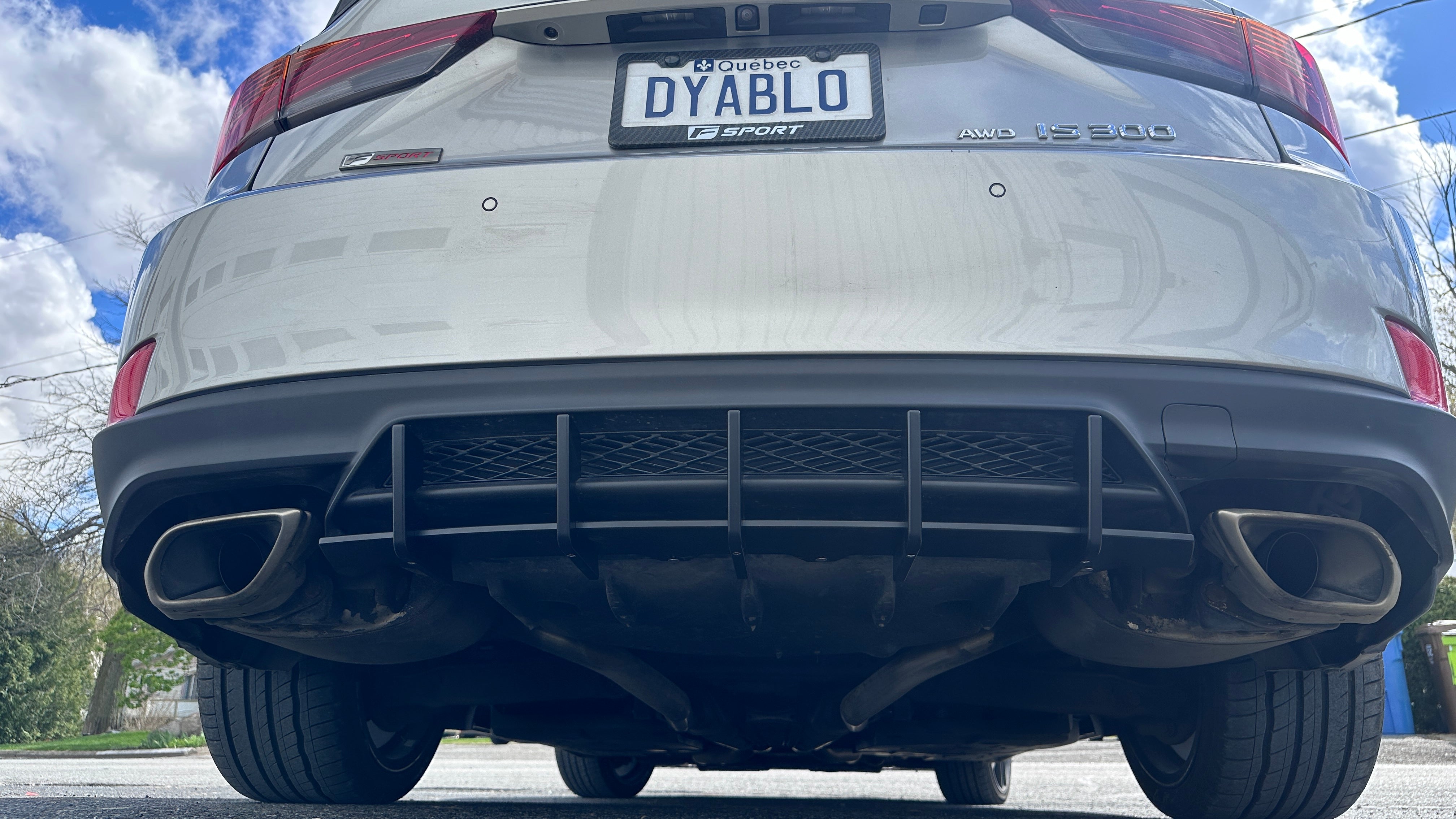 Rear diffuser - Lexus IS 300/350 2017-2020