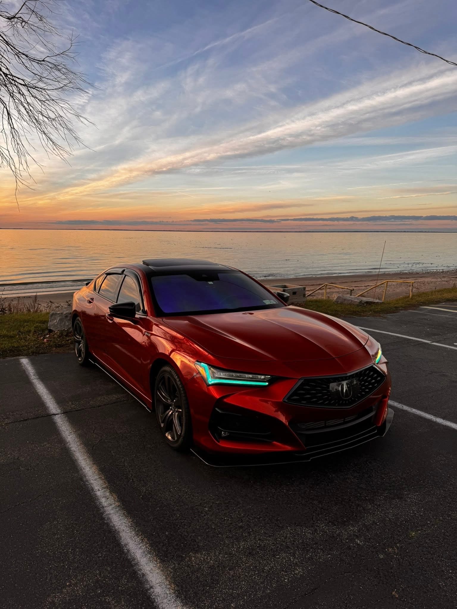 Front Splitter (3 Pcs) - Acura TLX A-SPEC/BASE 2021-2025