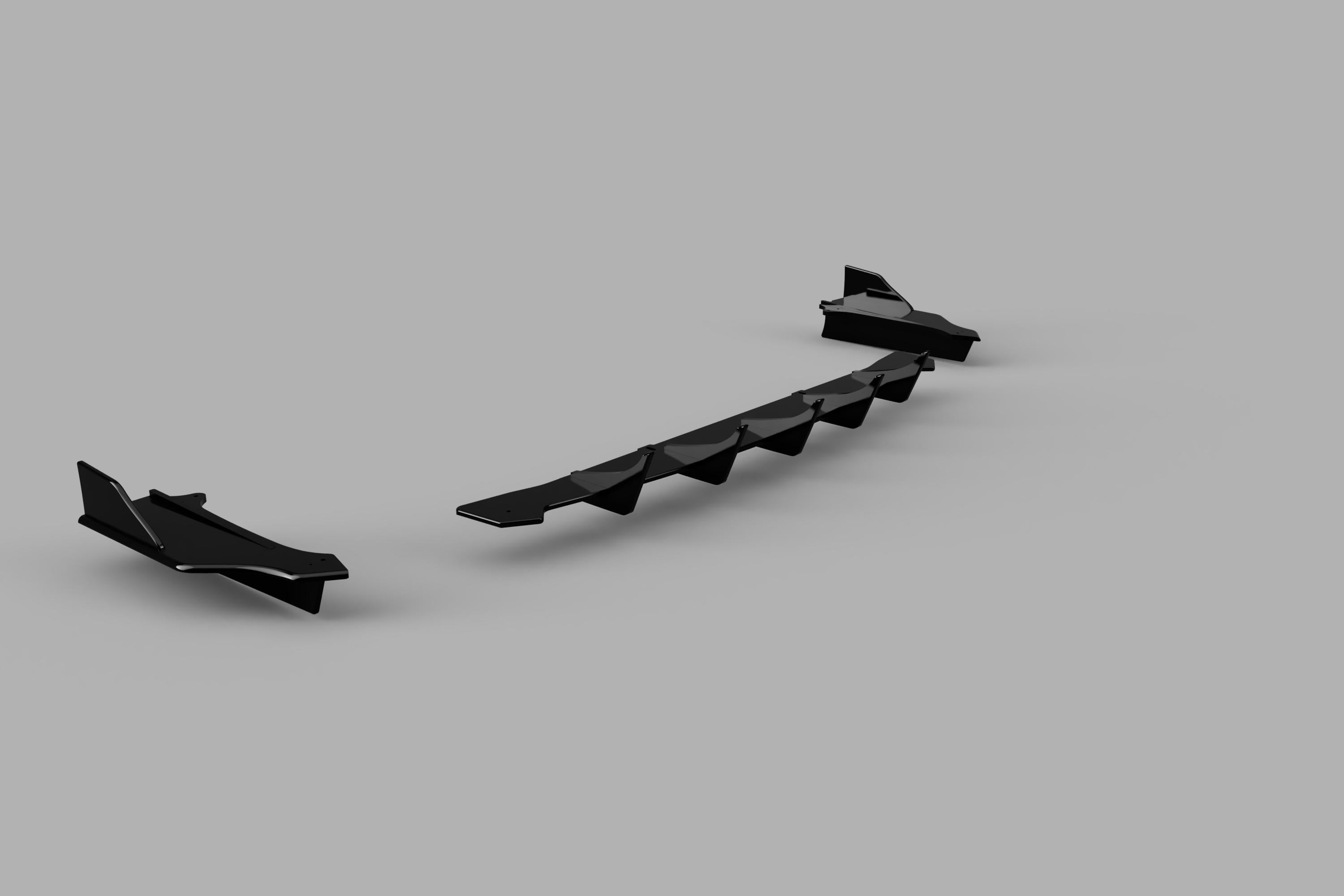 Rear Diffuser - Acura TLX A-SPEC/BASE 2024+