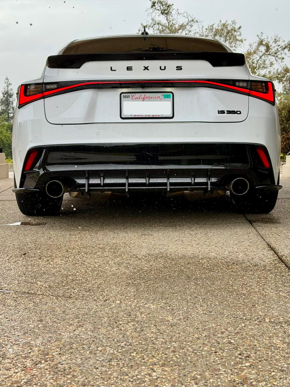 Rear Diffuser - Lexus IS 350 F SPORT 2021-2026